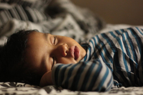 baby sleep pattern photo